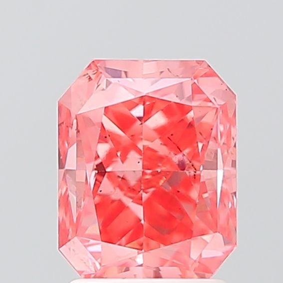 Loose Diamond - RADIANT 2.5ct Pink VS1: Loose Diamond - RADIANT 2.5ct Pink VS1 Source: This is a real non-mined Diamond that has been grown in a lab Shape: RADIANT Carats: 2.5 Color: Pink Certification: NONE Video: