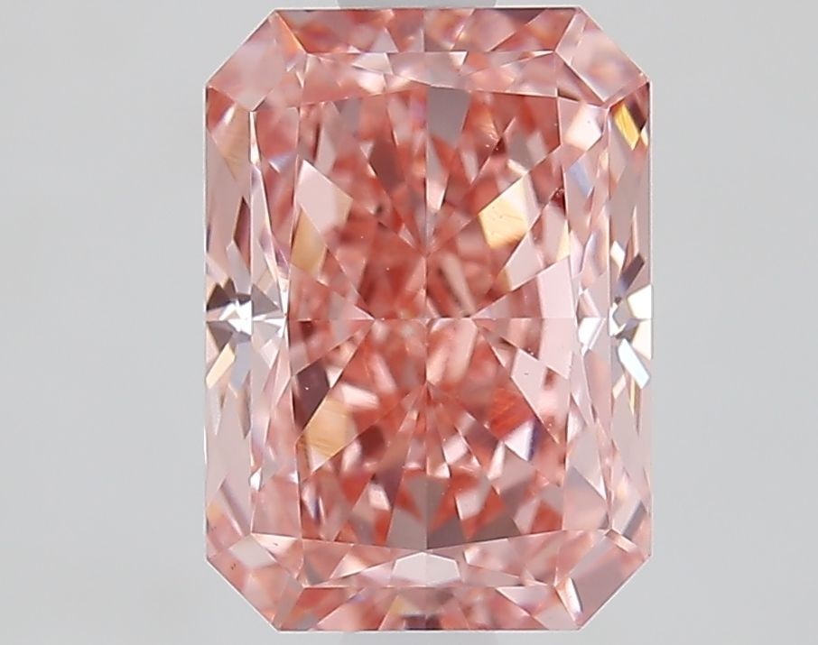 Loose Diamond - RADIANT 1.79ct Fancy Vivid Pink VS1: Loose Diamond - RADIANT 1.79ct Fancy Vivid Pink VS1 Source: This is a real non-mined Diamond that has been grown in a lab Shape: RADIANT Carats: 1.79 Color: Fancy Vivid Pink Certification: IGI Video: