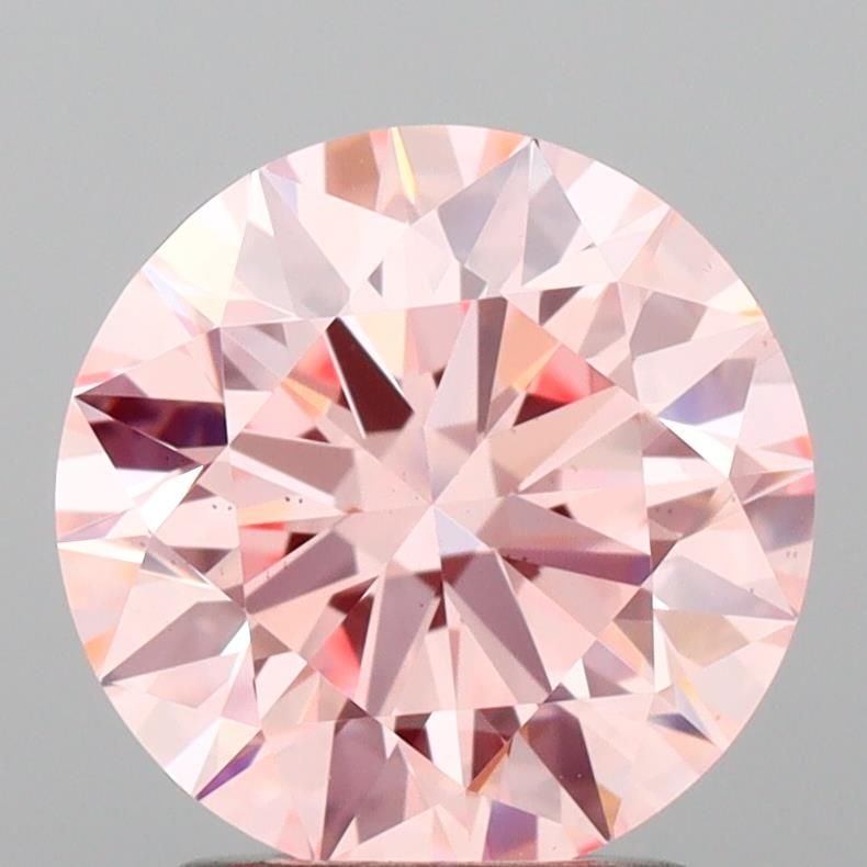 Ideal Loose Diamond - ROUND 1.88ct Fancy Intense Pink VS2: Ideal Loose Diamond - ROUND 1.88ct Fancy Intense Pink VS2 Source: This is a real non-mined Diamond that has been grown in a lab Shape: ROUND Carats: 1.88 Color: Fancy Intense Pink Certification: IGI V
