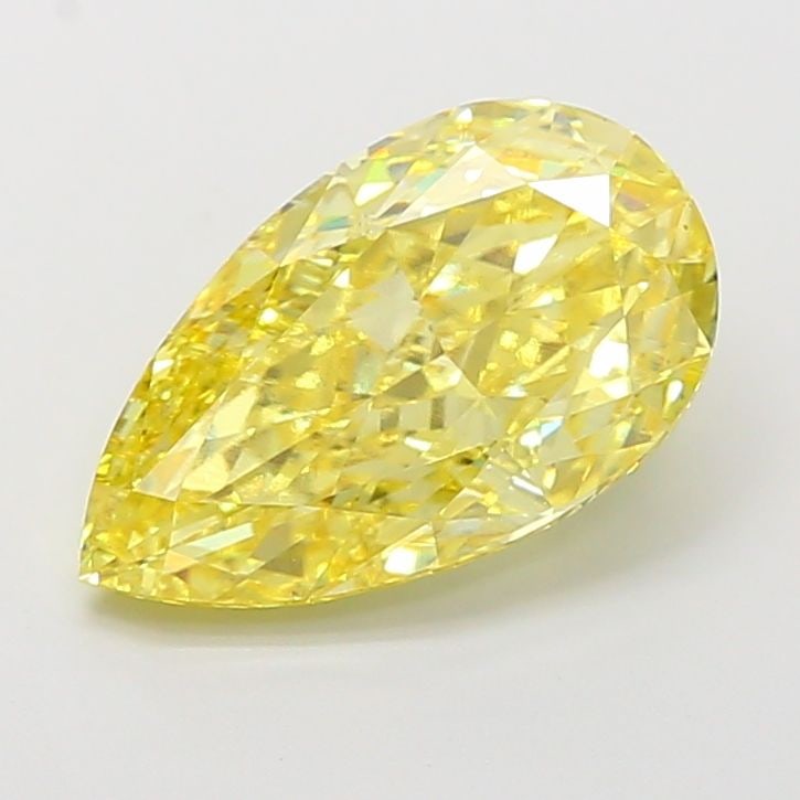Loose Diamond - PEAR 4.53ct Fancy Vivid Yellow VS1: Loose Diamond - PEAR 4.53ct Fancy Vivid Yellow VS1 Source: This is a real non-mined Diamond that has been grown in a lab Shape: PEAR Carats: 4.53 Color: Fancy Vivid Yellow Certification: IGI Video: