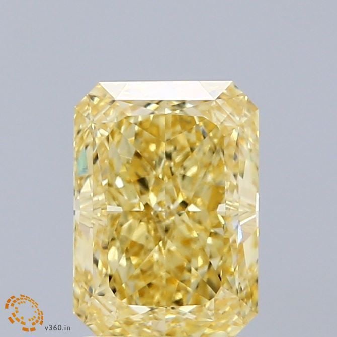 Loose Diamond - RADIANT 1.98ct Fancy Intense Yellow VS1: Loose Diamond - RADIANT 1.98ct Fancy Intense Yellow VS1 Source: This is a real non-mined Diamond that has been grown in a lab Shape: RADIANT Carats: 1.98 Color: Fancy Intense Yellow Certification: IGI