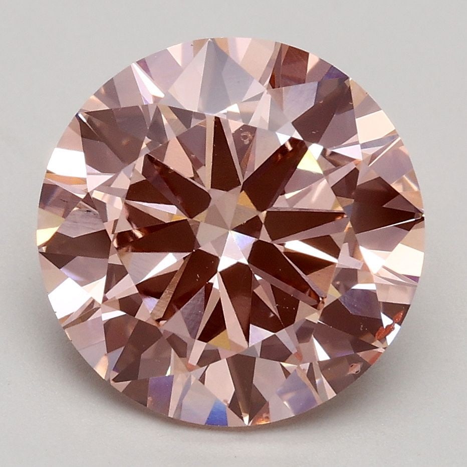 Loose Diamond - ROUND 3.01ct Fancy Intense Pink VS2: Loose Diamond - ROUND 3.01ct Fancy Intense Pink VS2 Source: This is a real non-mined Diamond that has been grown in a lab Shape: ROUND Carats: 3.01 Color: Fancy Intense Pink Certification: IGI Video:
