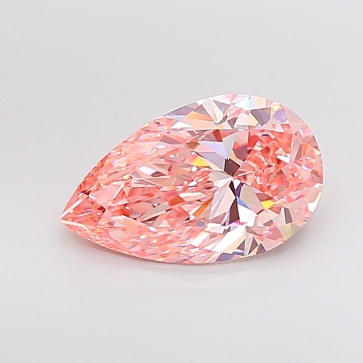Loose Diamond - PEAR 4.02ct Fancy Vivid Pink VVS2: Loose Diamond - PEAR 4.02ct Fancy Vivid Pink VVS2 Source: This is a real non-mined Diamond that has been grown in a lab Shape: PEAR Carats: 4.02 Color: Fancy Vivid Pink Certification: IGI Video: