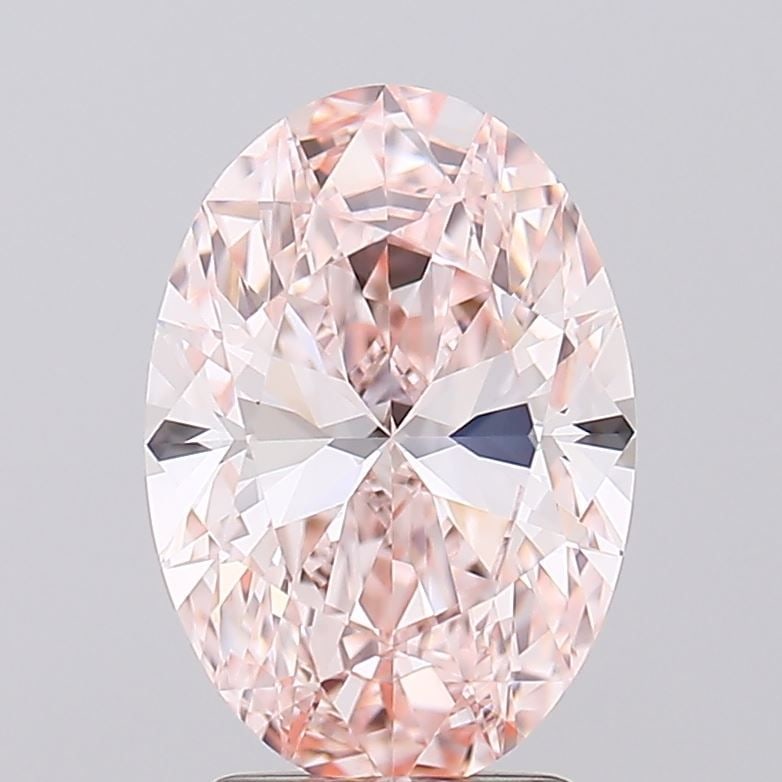 Loose Diamond - OVAL 2.57ct Fancy Pink VS1: Loose Diamond - OVAL 2.57ct Fancy Pink VS1 Source: This is a real non-mined Diamond that has been grown in a lab Shape: OVAL Carats: 2.57 Color: Fancy Pink Certification: NONE Video: