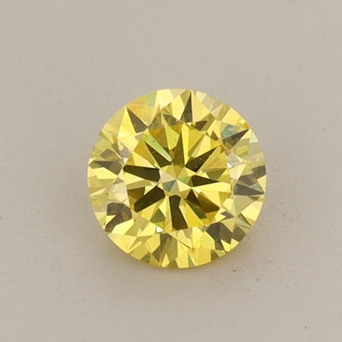 Loose Diamond - ROUND 0.47ct Fancy Vivid Yellow VS1: Loose Diamond - ROUND 0.47ct Fancy Vivid Yellow VS1 Source: This is a real non-mined Diamond that has been grown in a lab Shape: ROUND Carats: 0.47 Color: Fancy Vivid Yellow Certification: IGI Video: