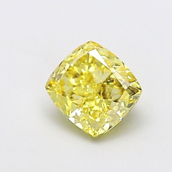 Loose Diamond - CUSHION MODIFIED 1.01ct Fancy Intense Yellow VS2: Loose Diamond - CUSHION MODIFIED 1.01ct Fancy Intense Yellow VS2 Source: This is a real non-mined Diamond that has been grown in a lab Shape: CUSHION MODIFIED Carats: 1.01 Color: Fancy Intense Yellow 