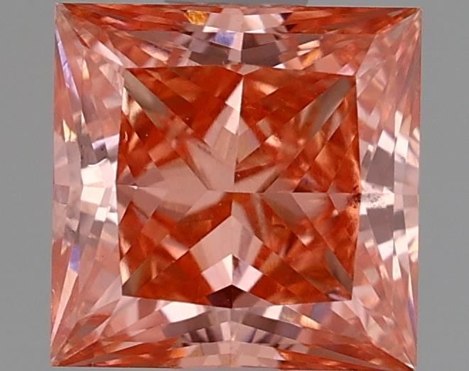 Loose Diamond - PRINCESS 0.82ct Fancy Vivid Pink VS2: Loose Diamond - PRINCESS 0.82ct Fancy Vivid Pink VS2 Source: This is a real non-mined Diamond that has been grown in a lab Shape: PRINCESS Carats: 0.82 Color: Fancy Vivid Pink Certification: IGI Video