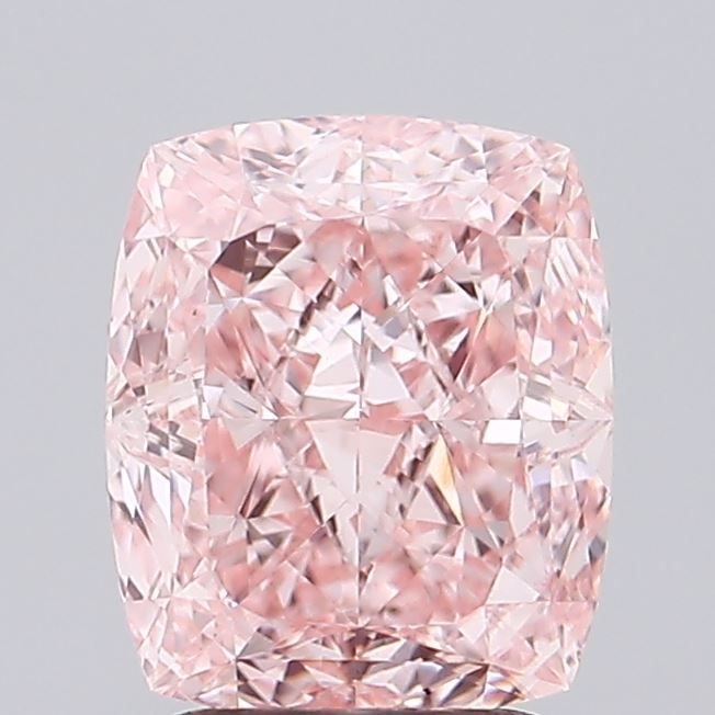 Loose Diamond - CUSHION MODIFIED 3.0ct Fancy Vivid Pink VS1: Loose Diamond - CUSHION MODIFIED 3.0ct Fancy Vivid Pink VS1 Source: This is a real non-mined Diamond that has been grown in a lab Shape: CUSHION MODIFIED Carats: 3.0 Color: Fancy Vivid Pink Certificat