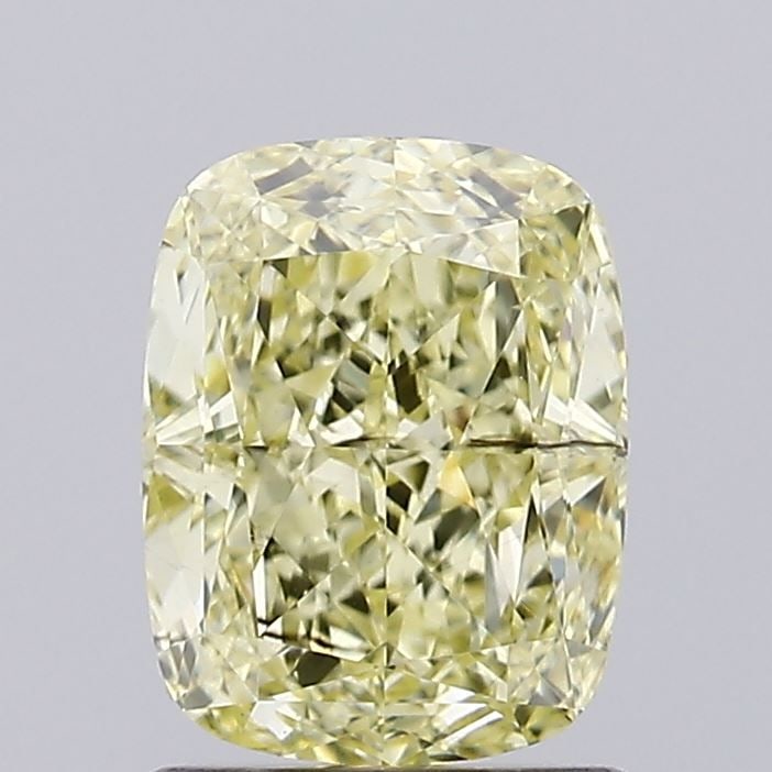 Loose Diamond - CUSHION BRILLIANT 1.46ct Fancy Yellow SI1: Loose Diamond - CUSHION BRILLIANT 1.46ct Fancy Yellow SI1 Source: This is a real non-mined Diamond that has been grown in a lab Shape: CUSHION BRILLIANT Carats: 1.46 Color: Fancy Yellow Certification:
