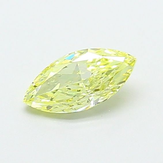 Loose Diamond - MARQUISE 0.52ct Fancy Yellow VS1: Loose Diamond - MARQUISE 0.52ct Fancy Yellow VS1 Source: This is a real non-mined Diamond that has been grown in a lab Shape: MARQUISE Carats: 0.52 Color: Fancy Yellow Certification: IGI Video: