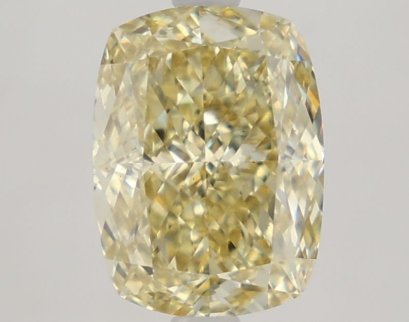 Loose Diamond - CUSHION MODIFIED 3.08ct Fancy Yellow VS1: Loose Diamond - CUSHION MODIFIED 3.08ct Fancy Yellow VS1 Source: This is a real non-mined Diamond that has been grown in a lab Shape: CUSHION MODIFIED Carats: 3.08 Color: Fancy Yellow Certification: I