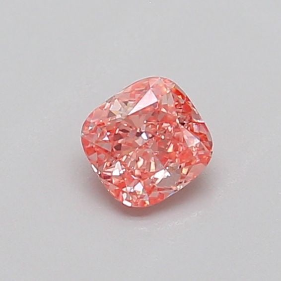 Loose Diamond - CUSHION MODIFIED 0.32ct Fancy Intense Pink VS2: Loose Diamond - CUSHION MODIFIED 0.32ct Fancy Intense Pink VS2 Source: This is a real non-mined Diamond that has been grown in a lab Shape: CUSHION MODIFIED Carats: 0.32 Color: Fancy Intense Pink Cert