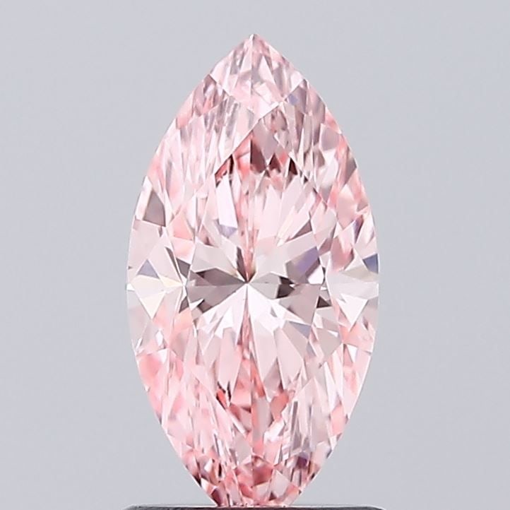 Loose Diamond - MARQUISE 1.09ct Fancy Vivid Pink VS1: Loose Diamond - MARQUISE 1.09ct Fancy Vivid Pink VS1 Source: This is a real non-mined Diamond that has been grown in a lab Shape: MARQUISE Carats: 1.09 Color: Fancy Vivid Pink Certification: IGI Video