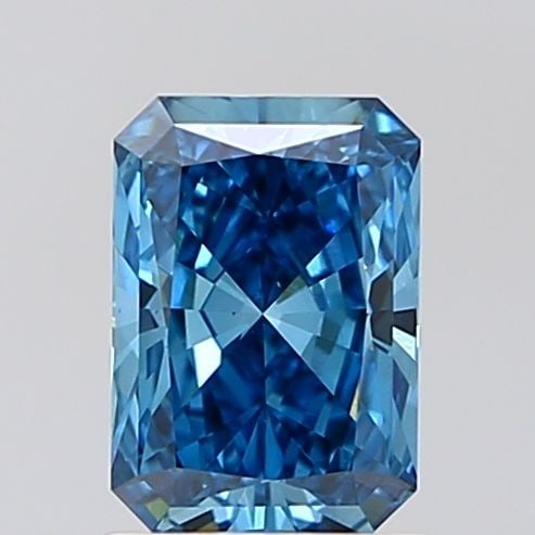 Loose Diamond - RADIANT 1.07ct Fancy Vivid Blue VS1: Loose Diamond - RADIANT 1.07ct Fancy Vivid Blue VS1 Source: This is a real non-mined Diamond that has been grown in a lab Shape: RADIANT Carats: 1.07 Color: Fancy Vivid Blue Certification: IGI Video: