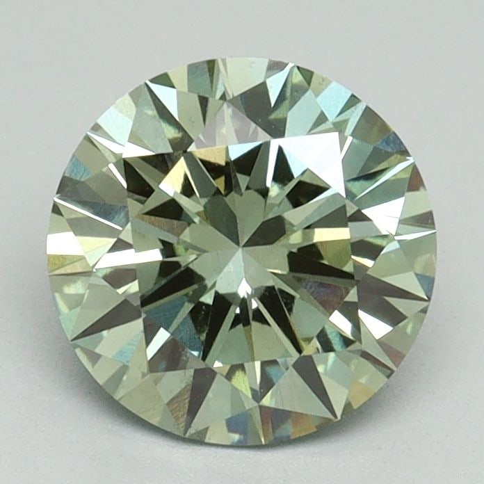Loose Diamond - ROUND 1.56ct Fancy Vivid Green VS2: Loose Diamond - ROUND 1.56ct Fancy Vivid Green VS2 Source: This is a real non-mined Diamond that has been grown in a lab Shape: ROUND Carats: 1.56 Color: Fancy Vivid Green Certification: IGI Video: