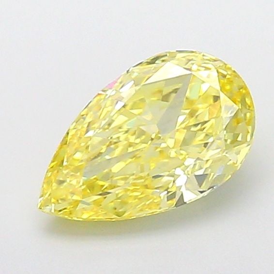 Loose Diamond - PEAR 1.8ct Fancy Vivid Yellow VS1: Loose Diamond - PEAR 1.8ct Fancy Vivid Yellow VS1 Source: This is a real non-mined Diamond that has been grown in a lab Shape: PEAR Carats: 1.8 Color: Fancy Vivid Yellow Certification: IGI Video:
