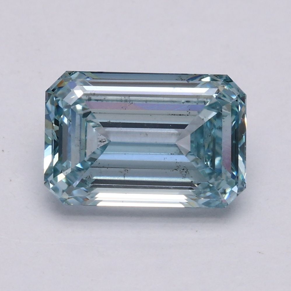 Loose Diamond - EMERALD 1.7ct Fancy Intense Blue SI1: Loose Diamond - EMERALD 1.7ct Fancy Intense Blue SI1 Source: This is a real non-mined Diamond that has been grown in a lab Shape: EMERALD Carats: 1.7 Color: Fancy Intense Blue Certification: IGI Video