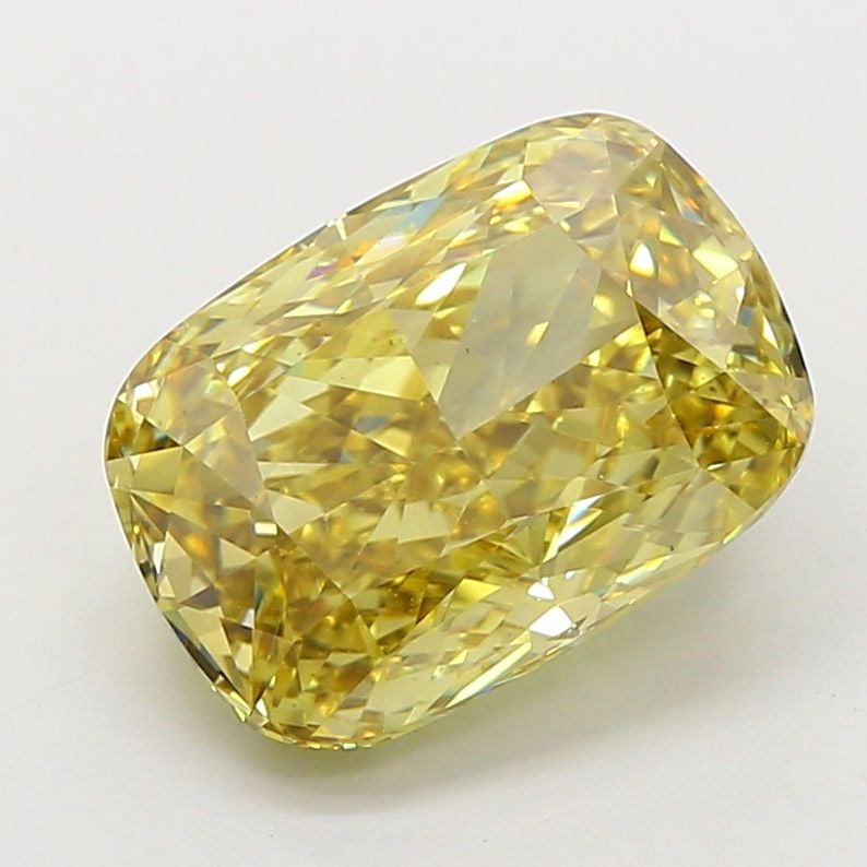 Loose Diamond - CUSHION MODIFIED 6.03ct Fancy Intense Yellow VS2: Loose Diamond - CUSHION MODIFIED 6.03ct Fancy Intense Yellow VS2 Source: This is a real non-mined Diamond that has been grown in a lab Shape: CUSHION MODIFIED Carats: 6.03 Color: Fancy Intense Yellow 