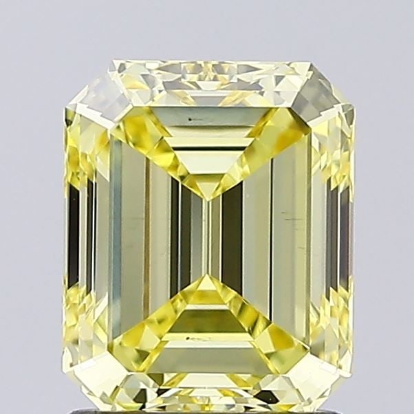 Loose Diamond - EMERALD 1.41ct Fancy Intense Yellow VS1: Loose Diamond - EMERALD 1.41ct Fancy Intense Yellow VS1 Source: This is a real non-mined Diamond that has been grown in a lab Shape: EMERALD Carats: 1.41 Color: Fancy Intense Yellow Certification: NON