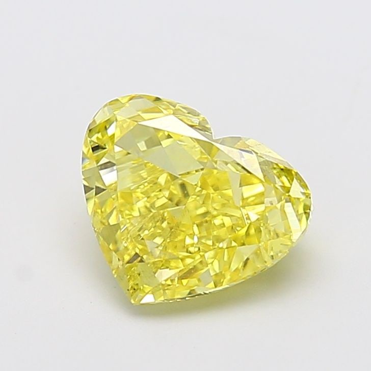 Loose Diamond - HEART 3.01ct Fancy Intense Yellow VS2: Loose Diamond - HEART 3.01ct Fancy Intense Yellow VS2 Source: This is a real non-mined Diamond that has been grown in a lab Shape: HEART Carats: 3.01 Color: Fancy Intense Yellow Certification: IGI The