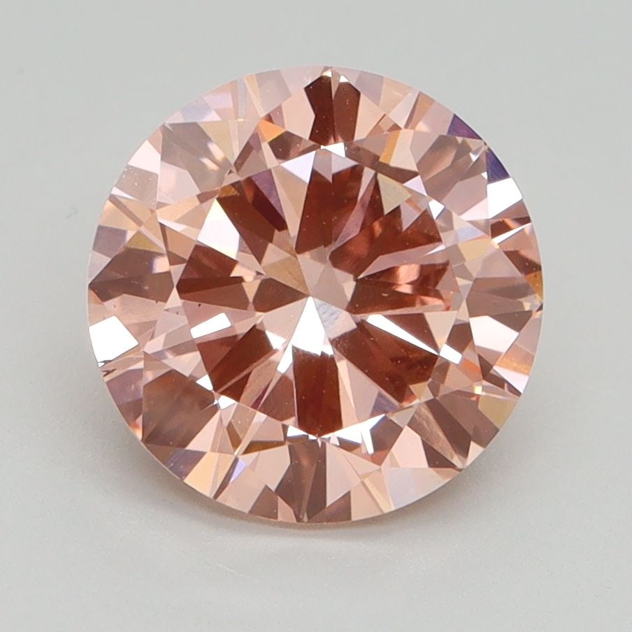 Loose Diamond - ROUND 2.5ct Fancy Intense Pink VS1: Loose Diamond - ROUND 2.5ct Fancy Intense Pink VS1 Source: This is a real non-mined Diamond that has been grown in a lab Shape: ROUND Carats: 2.5 Color: Fancy Intense Pink Certification: IGI Video: