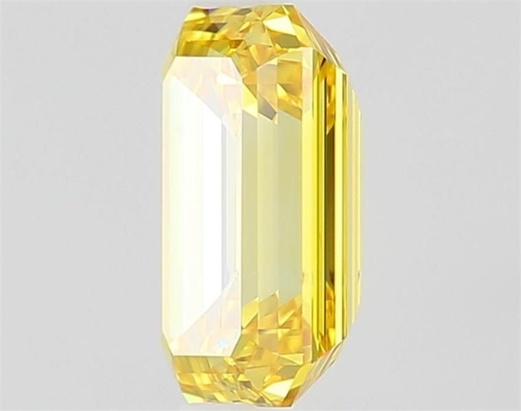 Loose Diamond - EMERALD 1.0ct Fancy Vivid Yellow SI2: Loose Diamond - EMERALD 1.0ct Fancy Vivid Yellow SI2 Source: This is a real non-mined Diamond that has been grown in a lab Shape: EMERALD Carats: 1.0 Color: Fancy Vivid Yellow Certification: IGI Video