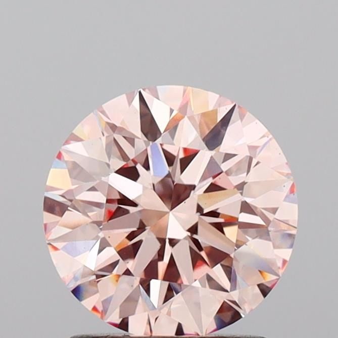 Ideal Loose Diamond - ROUND 2.08ct Fancy Pink VS1: Ideal Loose Diamond - ROUND 2.08ct Fancy Pink VS1 Source: This is a real non-mined Diamond that has been grown in a lab Shape: ROUND Carats: 2.08 Color: Fancy Pink Certification: IGI The Diamond Depot