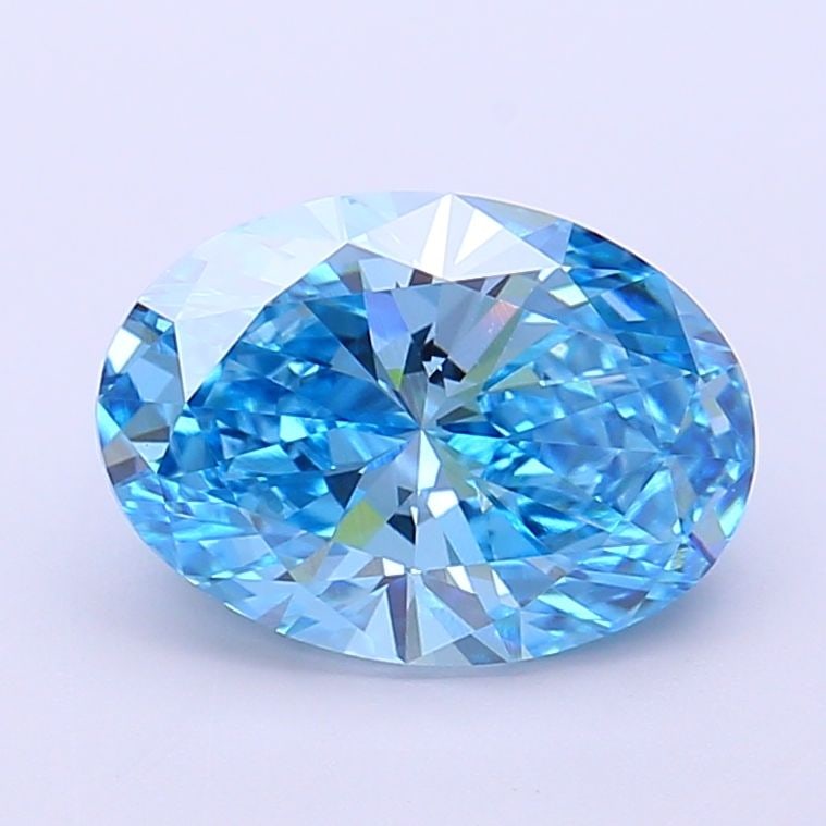 Loose Diamond - OVAL 2.5ct Fancy Vivid Blue VVS2 (1 of 1)