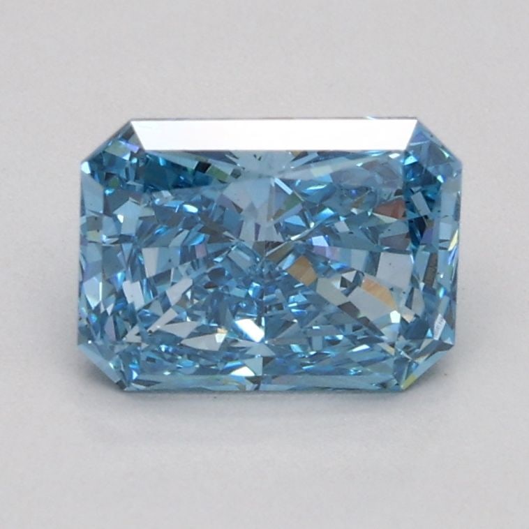 Loose Diamond - RADIANT 0.92ct Fancy Vivid Blue SI1: Loose Diamond - RADIANT 0.92ct Fancy Vivid Blue SI1 Source: This is a real non-mined Diamond that has been grown in a lab Shape: RADIANT Carats: 0.92 Color: Fancy Vivid Blue Certification: IGI Video: