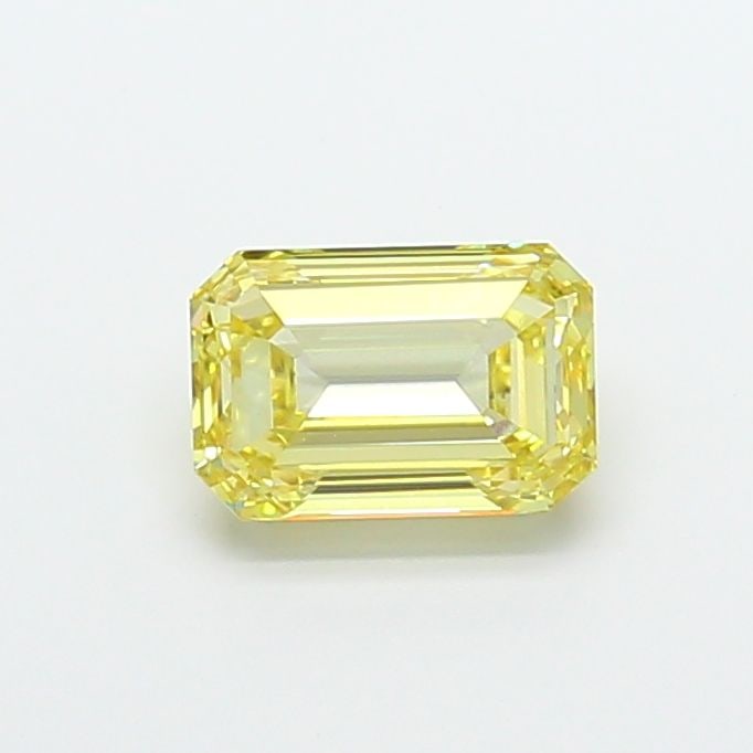 Loose Diamond - EMERALD 1.5ct Fancy Light Yellow VVS2: Loose Diamond - EMERALD 1.5ct Fancy Light Yellow VVS2 Source: This is a real non-mined Diamond that has been grown in a lab Shape: EMERALD Carats: 1.5 Color: Fancy Light Yellow Certification: IGI Vide