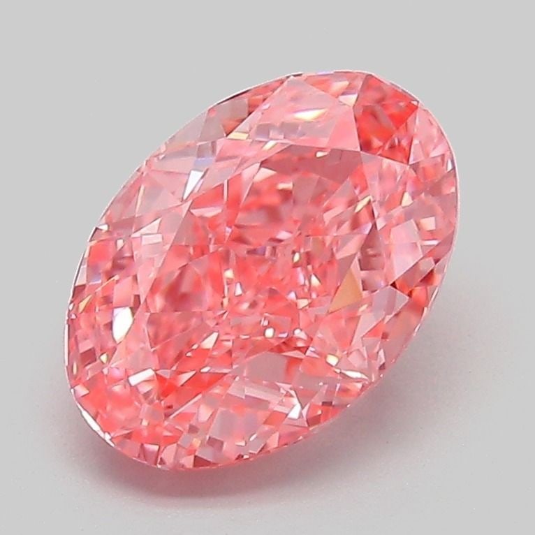 Loose Diamond - OVAL 2.04ct Fancy Vivid Pink VVS1: Loose Diamond - OVAL 2.04ct Fancy Vivid Pink VVS1 Source: This is a real non-mined Diamond that has been grown in a lab Shape: OVAL Carats: 2.04 Color: Fancy Vivid Pink Certification: IGI Video: