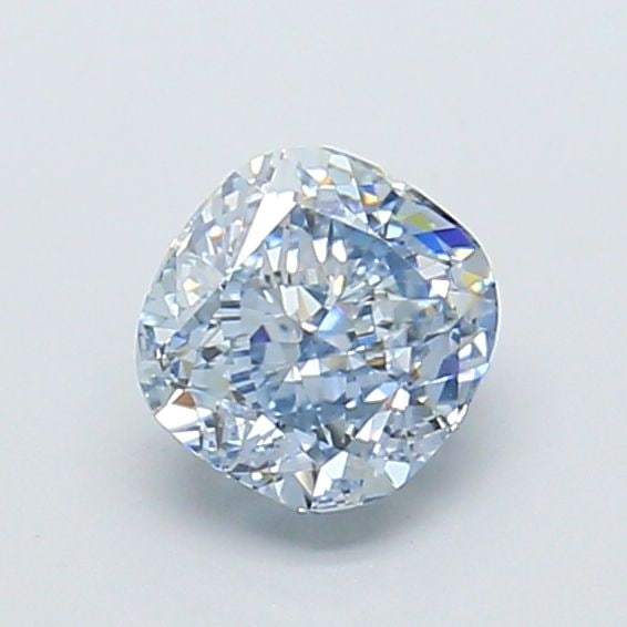 Loose Diamond - CUSHION MODIFIED 1.13ct Fancy Light Blue VS1: Loose Diamond - CUSHION MODIFIED 1.13ct Fancy Light Blue VS1 Source: This is a real non-mined Diamond that has been grown in a lab Shape: CUSHION MODIFIED Carats: 1.13 Color: Fancy Light Blue Certific