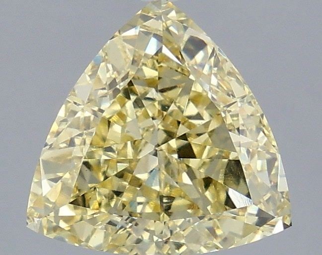 Loose Diamond - TRIANGULAR 2.56ct Fancy Intense Yellow VS1: Loose Diamond - TRIANGULAR 2.56ct Fancy Intense Yellow VS1 Source: This is a real non-mined Diamond that has been grown in a lab Shape: TRIANGULAR Carats: 2.56 Color: Fancy Intense Yellow Certificatio