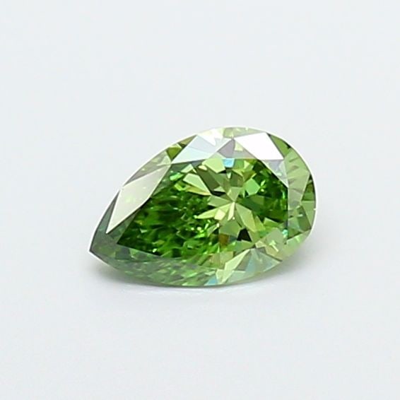 Loose Diamond - PEAR 0.41ct Fancy Vivid Green VS1: Loose Diamond - PEAR 0.41ct Fancy Vivid Green VS1 Source: This is a real non-mined Diamond that has been grown in a lab Shape: PEAR Carats: 0.41 Color: Fancy Vivid Green Certification: NONE Video: