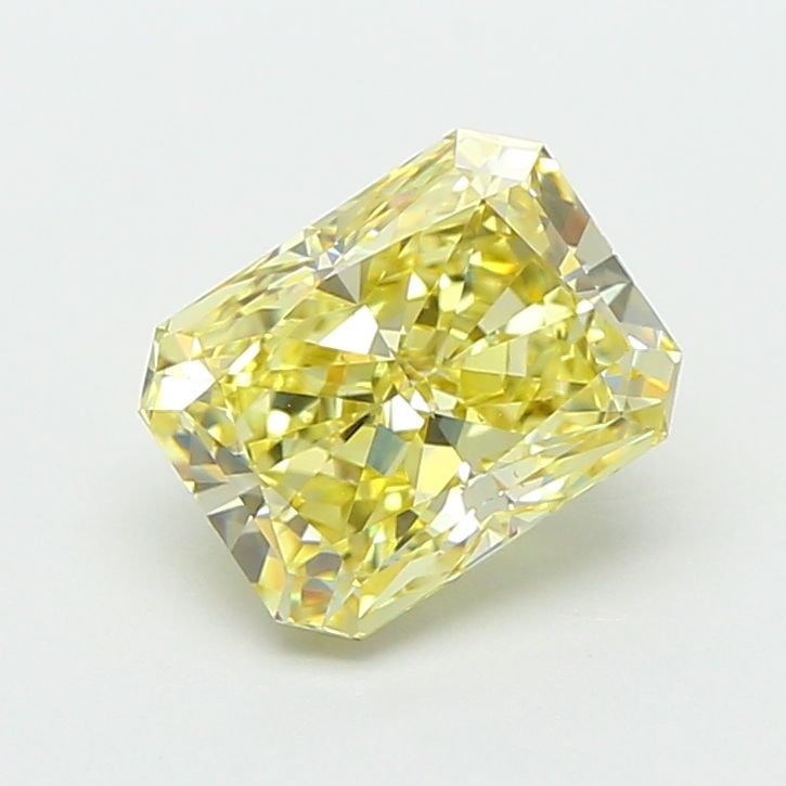 Loose Diamond - RADIANT 1.71ct Fancy Yellow VS1: Loose Diamond - RADIANT 1.71ct Fancy Yellow VS1 Source: This is a real non-mined Diamond that has been grown in a lab Shape: RADIANT Carats: 1.71 Color: Fancy Yellow Certification: IGI Video: