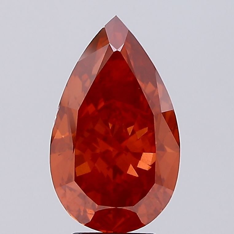 Loose Diamond - PEAR 7.0ct Fancy Vivid Orange VS1: Loose Diamond - PEAR 7.0ct Fancy Vivid Orange VS1 Source: This is a real non-mined Diamond that has been grown in a lab Shape: PEAR Carats: 7.0 Color: Fancy Vivid Orange Certification: NONE Video: