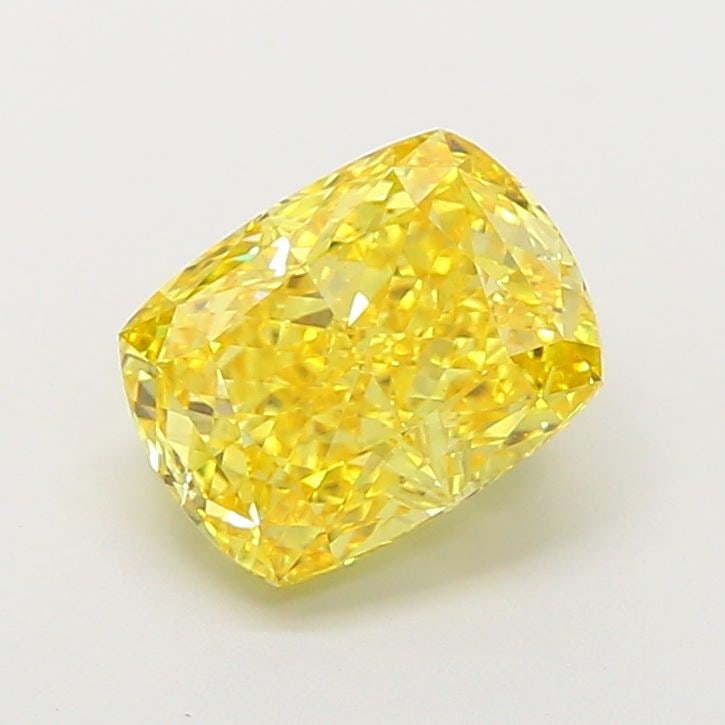 Loose Diamond - CUSHION MODIFIED 3.61ct Fancy Vivid Yellow VS1: Loose Diamond - CUSHION MODIFIED 3.61ct Fancy Vivid Yellow VS1 Source: This is a real non-mined Diamond that has been grown in a lab Shape: CUSHION MODIFIED Carats: 3.61 Color: Fancy Vivid Yellow Cert