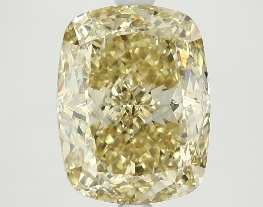 Loose Diamond - CUSHION MODIFIED 5.23ct Fancy Intense Yellow VS2: Loose Diamond - CUSHION MODIFIED 5.23ct Fancy Intense Yellow VS2 Source: This is a real non-mined Diamond that has been grown in a lab Shape: CUSHION MODIFIED Carats: 5.23 Color: Fancy Intense Yellow 