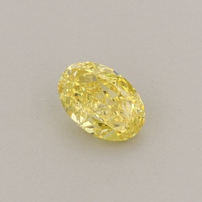 Loose Diamond - OVAL 0.26ct Fancy Vivid Yellow VVS2: Loose Diamond - OVAL 0.26ct Fancy Vivid Yellow VVS2 Source: This is a real non-mined Diamond that has been grown in a lab Shape: OVAL Carats: 0.26 Color: Fancy Vivid Yellow Certification: IGI Video: