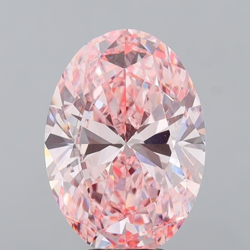 Loose Diamond - OVAL 7.0ct Fancy Vivid Pink VS1: Loose Diamond - OVAL 7.0ct Fancy Vivid Pink VS1 Source: This is a real non-mined Diamond that has been grown in a lab Shape: OVAL Carats: 7.0 Color: Fancy Vivid Pink Certification: IGI The Diamond Dep