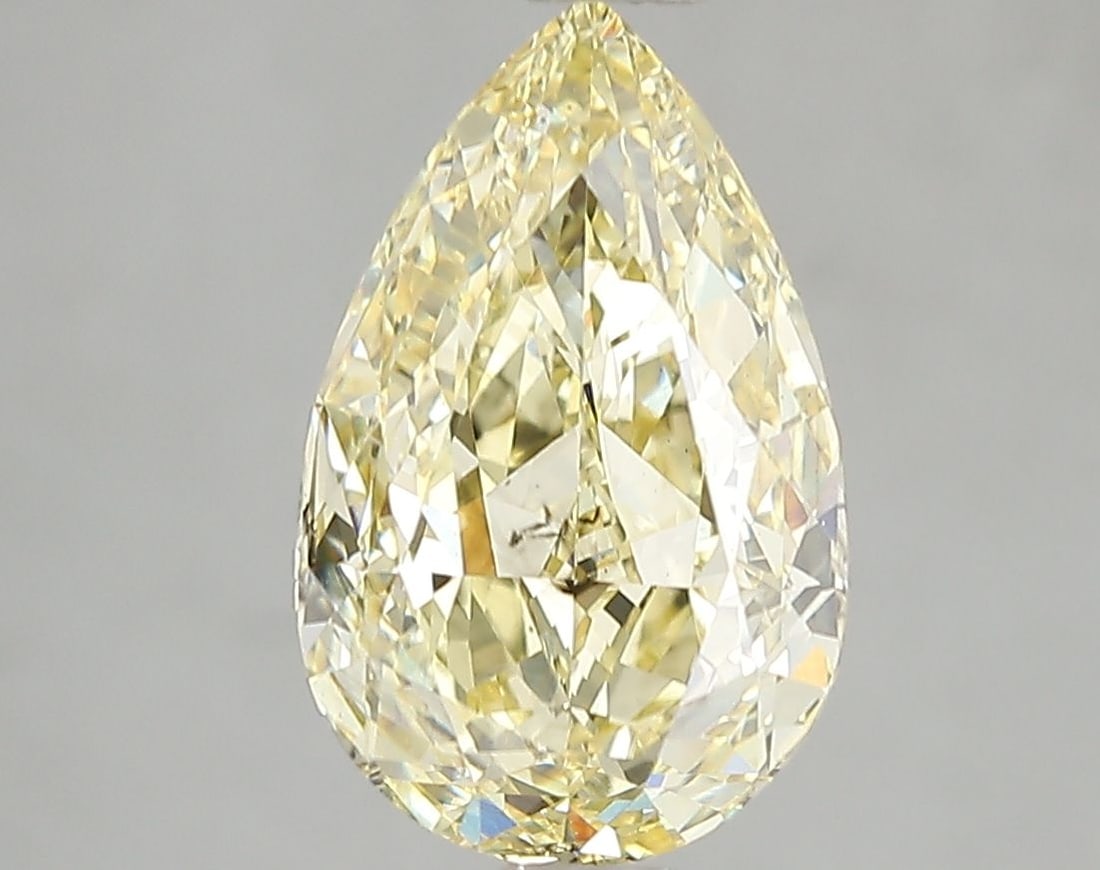Loose Diamond - PEAR 3.01ct Fancy Intense Yellow SI1: Loose Diamond - PEAR 3.01ct Fancy Intense Yellow SI1 Source: This is a real non-mined Diamond that has been grown in a lab Shape: PEAR Carats: 3.01 Color: Fancy Intense Yellow Certification: IGI Video