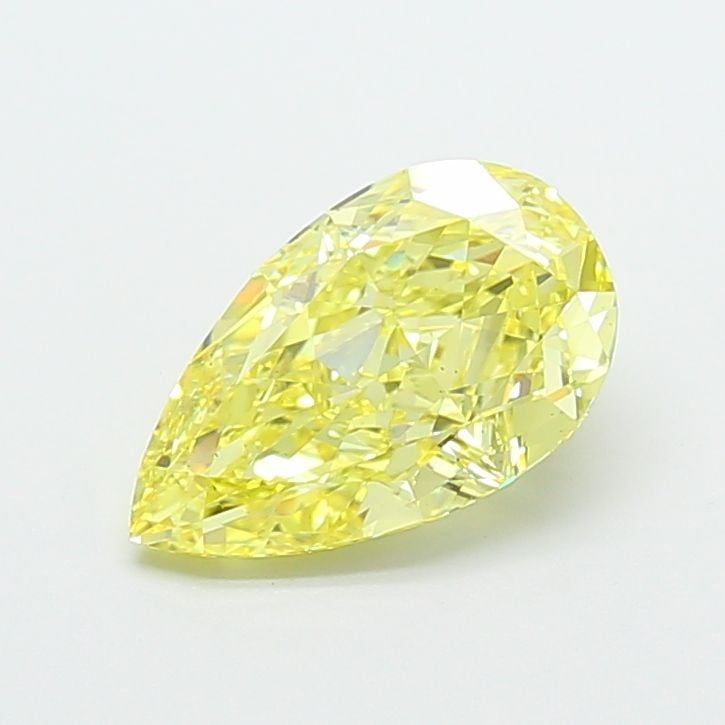 Loose Diamond - PEAR 2.51ct Fancy Intense Yellow VS2: Loose Diamond - PEAR 2.51ct Fancy Intense Yellow VS2 Source: This is a real non-mined Diamond that has been grown in a lab Shape: PEAR Carats: 2.51 Color: Fancy Intense Yellow Certification: IGI Video