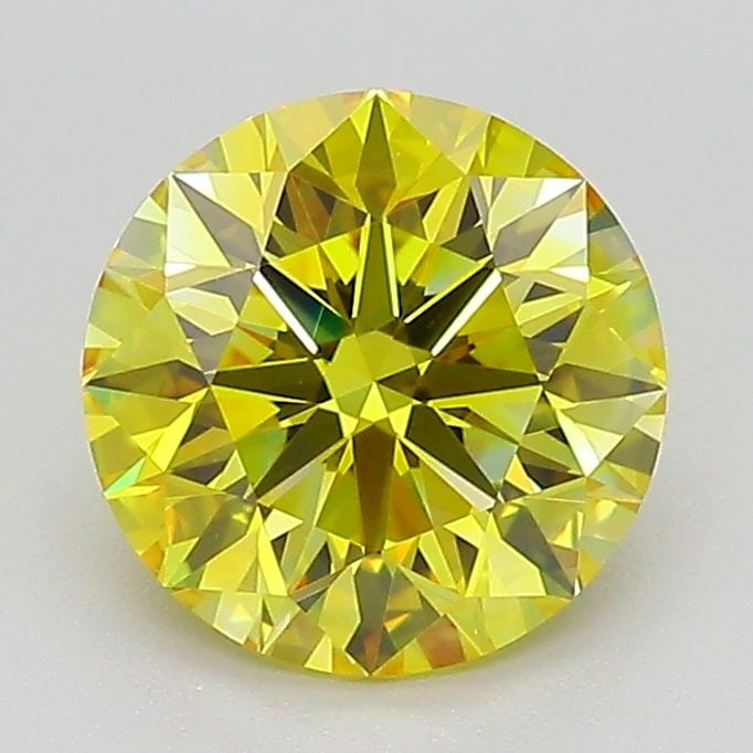 Ideal Loose Diamond - ROUND 1.65ct Fancy Vivid Yellow VS1: Ideal Loose Diamond - ROUND 1.65ct Fancy Vivid Yellow VS1 Source: This is a real non-mined Diamond that has been grown in a lab Shape: ROUND Carats: 1.65 Color: Fancy Vivid Yellow Certification: IGI V