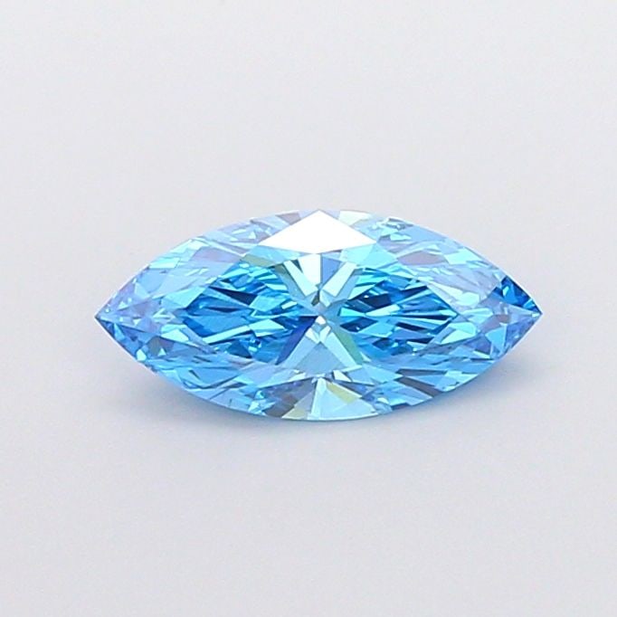 Loose Diamond - MARQUISE 1.0ct Fancy Vivid Blue SI1: Loose Diamond - MARQUISE 1.0ct Fancy Vivid Blue SI1 Source: This is a real non-mined Diamond that has been grown in a lab Shape: MARQUISE Carats: 1.0 Color: Fancy Vivid Blue Certification: IGI Video: