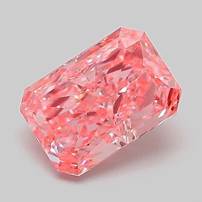 Loose Diamond - RADIANT 1.07ct Fancy Vivid Pink VVS2: Loose Diamond - RADIANT 1.07ct Fancy Vivid Pink VVS2 Source: This is a real non-mined Diamond that has been grown in a lab Shape: RADIANT Carats: 1.07 Color: Fancy Vivid Pink Certification: IGI Video: