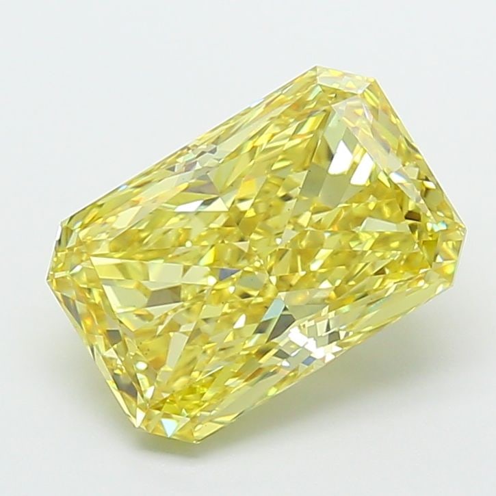 Loose Diamond - RADIANT 5.09ct Fancy Intense Yellow VS2: Loose Diamond - RADIANT 5.09ct Fancy Intense Yellow VS2 Source: This is a real non-mined Diamond that has been grown in a lab Shape: RADIANT Carats: 5.09 Color: Fancy Intense Yellow Certification: IGI
