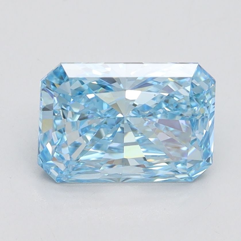 Loose Diamond - RADIANT 1.7ct Fancy Vivid Blue VVS2: Loose Diamond - RADIANT 1.7ct Fancy Vivid Blue VVS2 Source: This is a real non-mined Diamond that has been grown in a lab Shape: RADIANT Carats: 1.7 Color: Fancy Vivid Blue Certification: IGI Video: