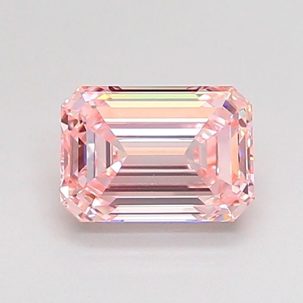 Loose Diamond - EMERALD 1.0ct Fancy Vivid Pink VVS2: Loose Diamond - EMERALD 1.0ct Fancy Vivid Pink VVS2 Source: This is a real non-mined Diamond that has been grown in a lab Shape: EMERALD Carats: 1.0 Color: Fancy Vivid Pink Certification: NONE Video: