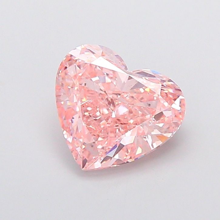 Loose Diamond - HEART 4.03ct Fancy Vivid Pink VS2: Loose Diamond - HEART 4.03ct Fancy Vivid Pink VS2 Source: This is a real non-mined Diamond that has been grown in a lab Shape: HEART Carats: 4.03 Color: Fancy Vivid Pink Certification: IGI Video: