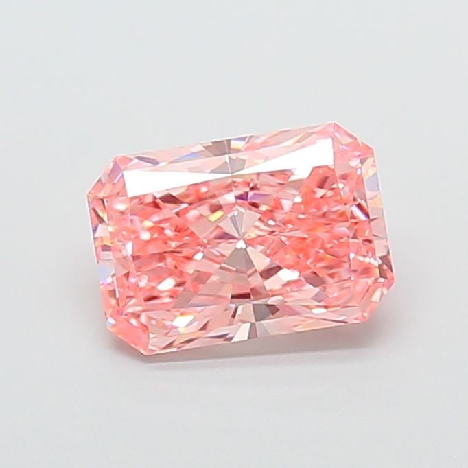 Loose Diamond - RADIANT 2.84ct Fancy Vivid Pink VVS2: Loose Diamond - RADIANT 2.84ct Fancy Vivid Pink VVS2 Source: This is a real non-mined Diamond that has been grown in a lab Shape: RADIANT Carats: 2.84 Color: Fancy Vivid Pink Certification: IGI Video: